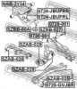 FEBEST SZAB-025 Control Arm-/Trailing Arm Bush